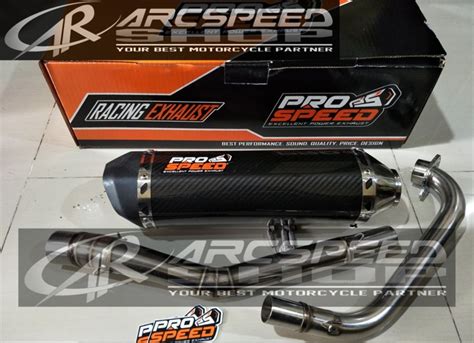 Jual Knalpot Prospeed Black CARBON Fullsystem Honda Sonic Di Lapak Arc