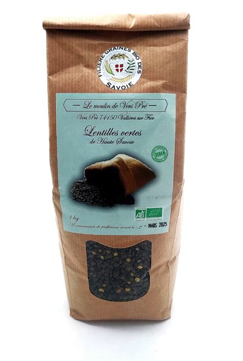 Lentilles Vertes Bio Kg La Tourn E Des Saveurs