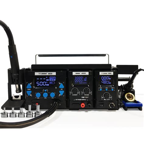 SAIKE D Hot Air Soldering Station With DC Power Supply V A SAIKE TOOL Professional