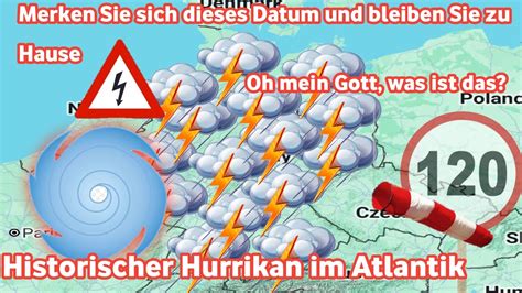 Maximale Warnung Ein Sehr Schrecklicher Sturm Kommt Mit Massiven