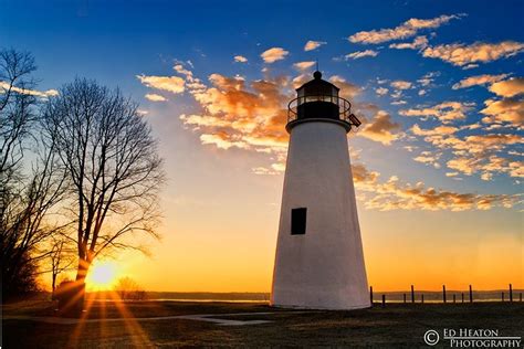 Turkey Point Lighthouse Elk Neck State Park Maryland Photo © Ed