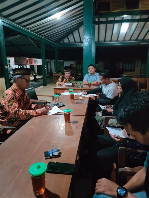 Rapat Penetapan Susunan Bamuskal Poncosari Website Kalurahan Poncosari