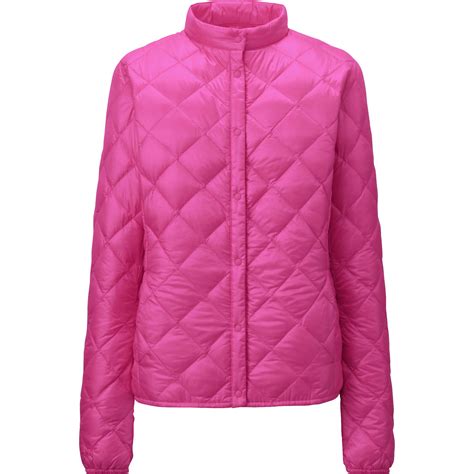 Uniqlo Ultra Light Down Compact Quilted Jacket In Pink