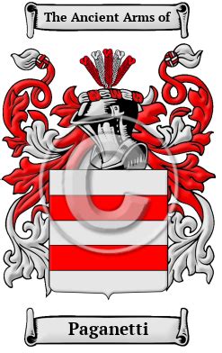 Paganetti Name Meaning, Family History, Family Crest & Coats of Arms