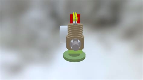 Moteur Stirling Alpha - 3D model by sahbouche [b2deeb4] - Sketchfab 