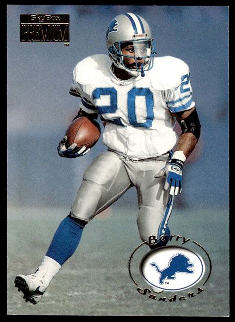 Skybox Premium Barry Sanders Detroit Lions Ebay