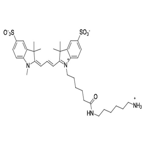 Sulfo Cy3 NH22183440 43 7Sulfo Cyanine3 amine 是深红色固体染料 哔哩哔哩