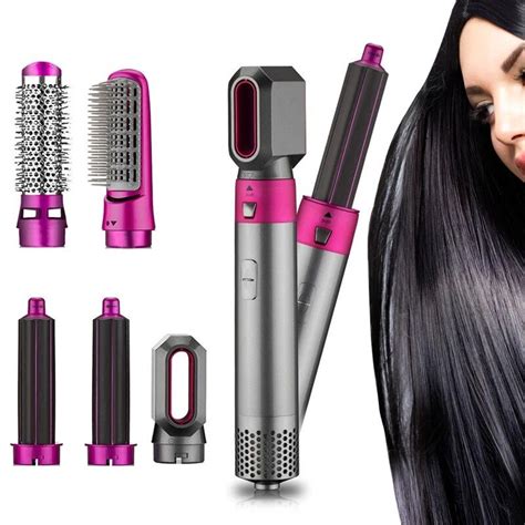 Air Styler In Electric Hair Dryer Air Brush Anion Hot Air Comb Curling Rod Iron Styling Tool