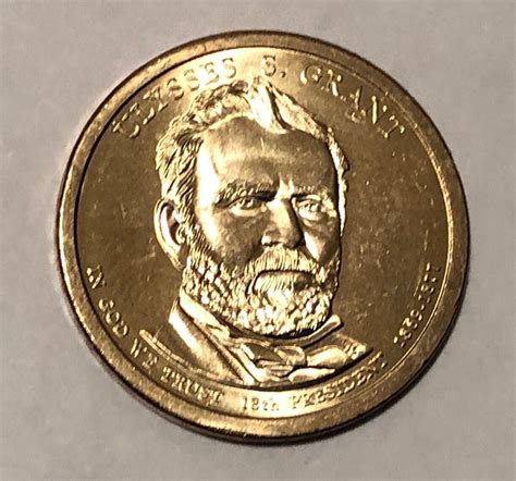 2011 P Ulysses S Grant Presidential Dollar Coin Circulated Etsy