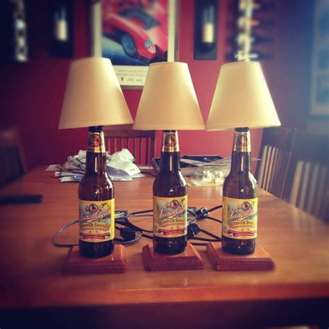 Beer bottle lamps! | Bottle lamp, Beer bottle lamp, Wine bottle lamp