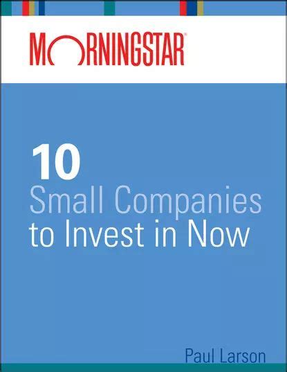 Morningstar S Small Companies To Invest In Now Larson Paul