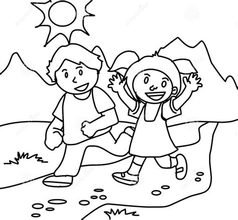 Раскраска прогулка - 70 фото