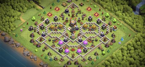 Melhor Layout De Defesa Cv Link Coc Clash Of Clans