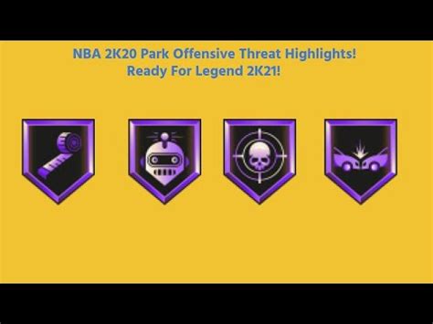 NBA 2K20 Park Offensive Threat Highlight Montage Ready For Legend