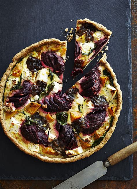 Beetroot Feta And Sweet Potato Tart Dish Dish Magazine