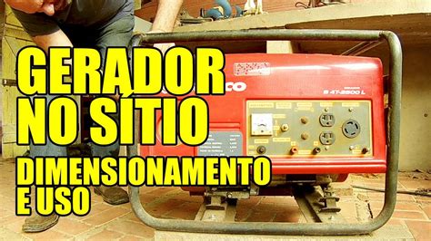 Gerador de Energia Elétrica No Sítio Passo a Passo YouTube