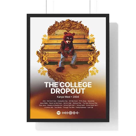 Kanye West College Dropout Poster