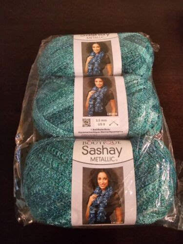 Red Heart Boutique Sashay Metallic Yarn Malachite Green 30yds Pack