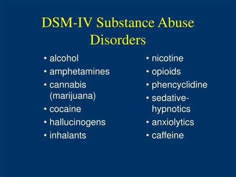 Ppt Substance Abuse Disorders Powerpoint Presentation Free Download Id 6653666