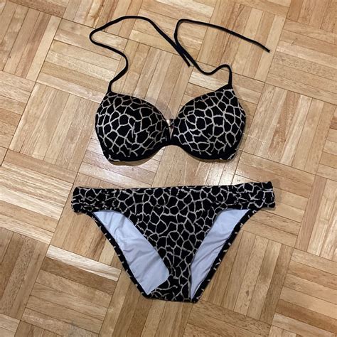 Victorias Secret Giraffe Print Bikini Gem