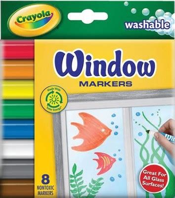 Crayola, Washable Window Markers, 8 Pieces - Christianbook.com