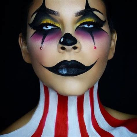 Scary Clown Makeup For Women