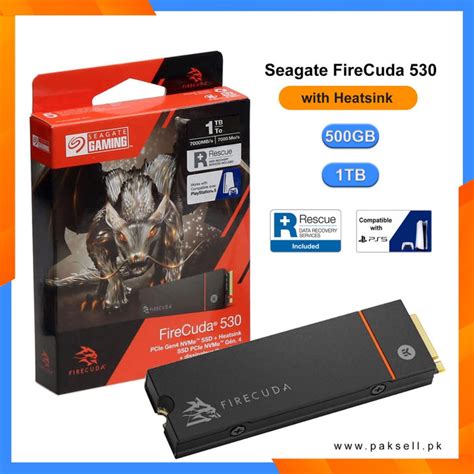Seagate FireCuda 530 heatsink 500GB 1TB for PS5 in Pakistan — Paksell.pk