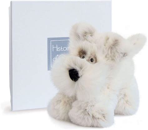 Histoire D Ours Les Softy Peluche Chien Scottish 25 Cm Amazon Fr