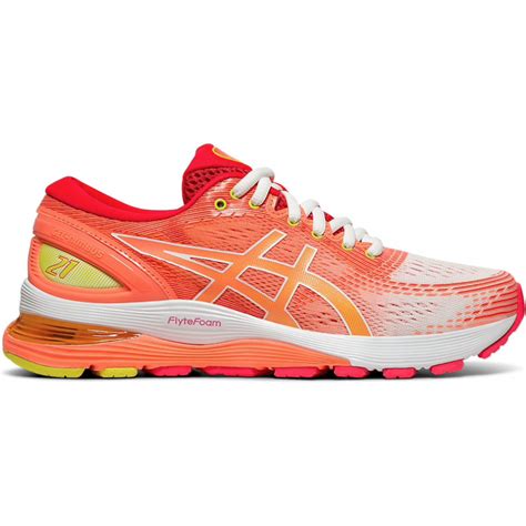 Asics Scarpe Running Gel Nimbus 21hite Sun Coral Donna Acquista