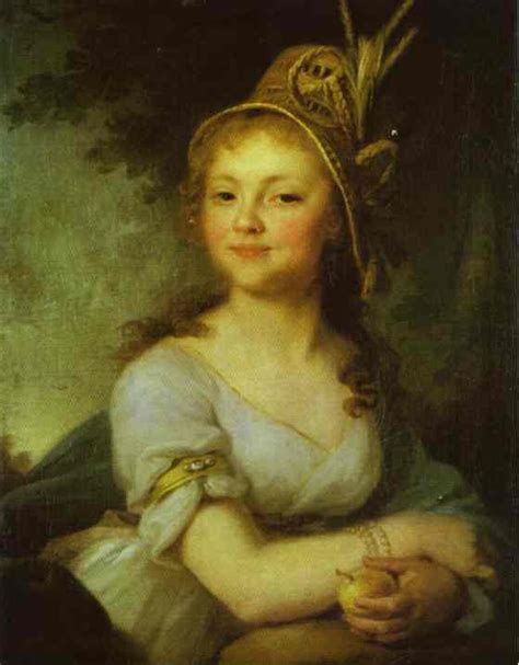 Portrait Of E N Arsenyeva 1796 Painting | Vladimir Borovikovsky Oil ...