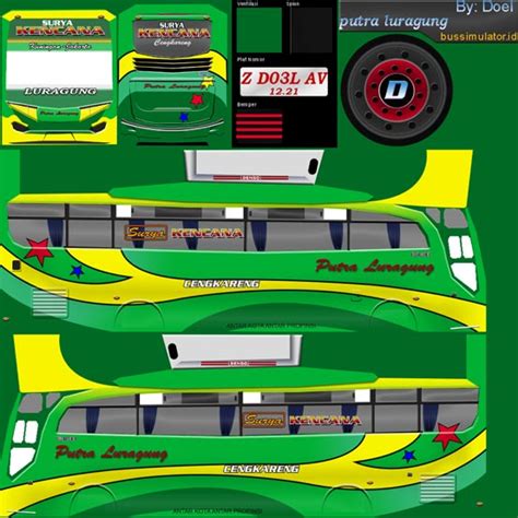 11 Livery Bussid Luragung Lengkap Dan Terbaru