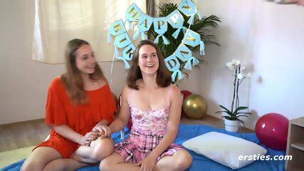 Ersties Hot Lesbian Threesome Party Celebrations