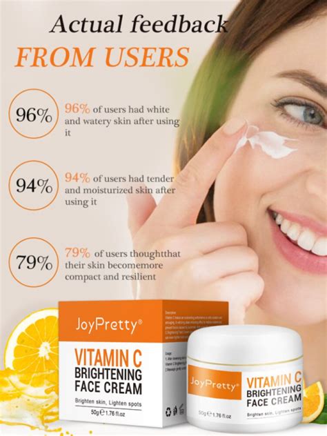 Joypretty Vitamin C Brightening Face Cream Effective Freckle Cream