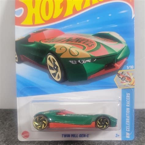 Hot Wheels Toys Hot Wheels Twin Mill Gene Red And Green Toy Car Poshmark