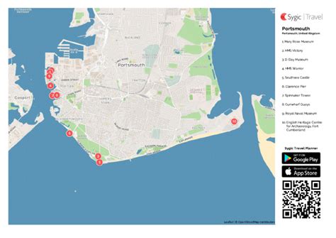 Portsmouth Printable Tourist Map 87621 | PDF