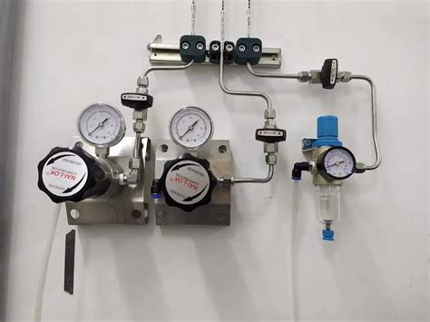 High Purity Pressure Regulator Gas System Argon Hydrogen Diaphragm