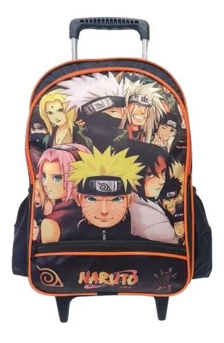 Mochila Escolar Naruto Rodinhas Infantil Mercadolibre