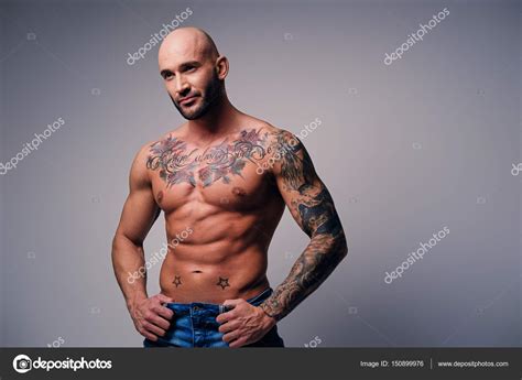 Muscular Male With Tattoos Stock Photo By Fxquadro 150899976