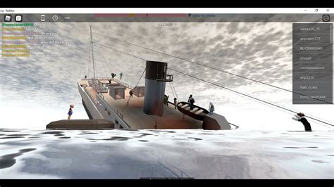 Just Playing Roblox Sinking Ship Greyrock Youtube