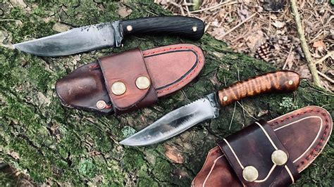 Hand Forged Bushcraft Knife Youtube