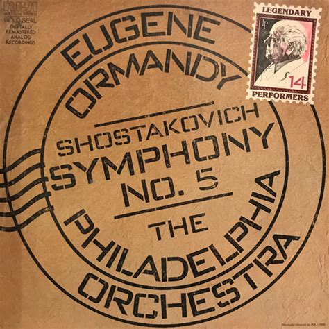 Dmitri Shostakovich Eugene Ormandy The Philadelphia Orchestra