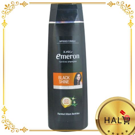 Jual SHAMPOO EMERON BLACK SHINE BTL 170ML Shopee Indonesia