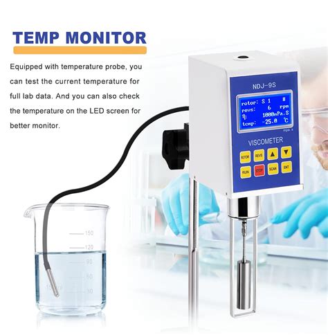 Visc Metro Rotatorio Digital Con Sonda De Temperatura Viscos Metro De