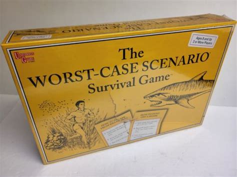 The Worst Case Scenario Survival Board Game 2001 University Games