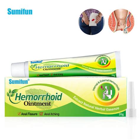 Sumifun Mint Hemorrhoid Ointment Internal And External Anal Fissure Cream Pain Relieving Chinese