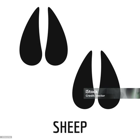 Sheep Step Icon Simple Style Stock Illustration Download Image Now