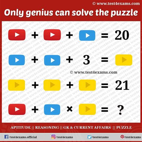 Only Genius Can Solve The Play Button Picture Puzzle Test 4 Exams