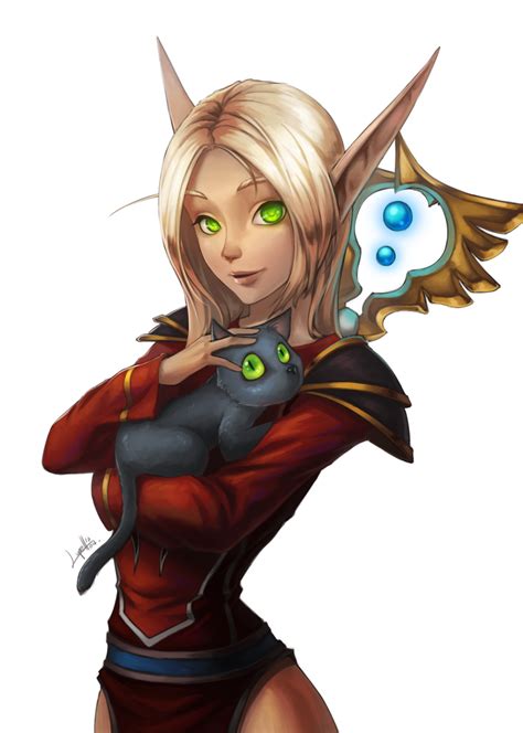 Blood Elf Priest By Blackfang On Deviantart