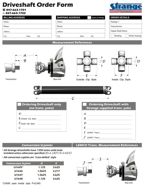 Ordering A Custom Driveshaft Is Strange Ly Easy Chevy Hardcore