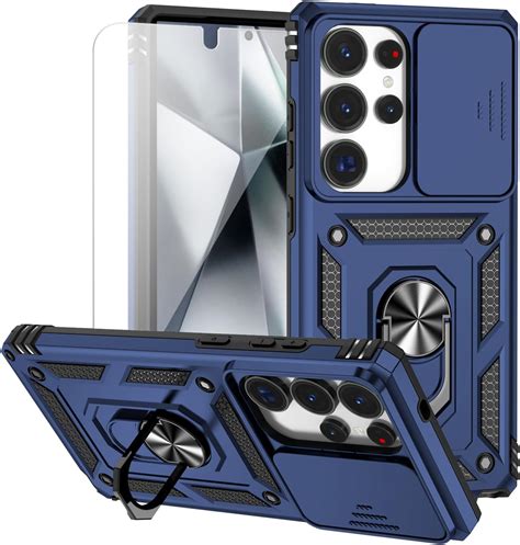 Amazon.com: for Samsung Galaxy S25 Ultra Case with Slide Camera Cover